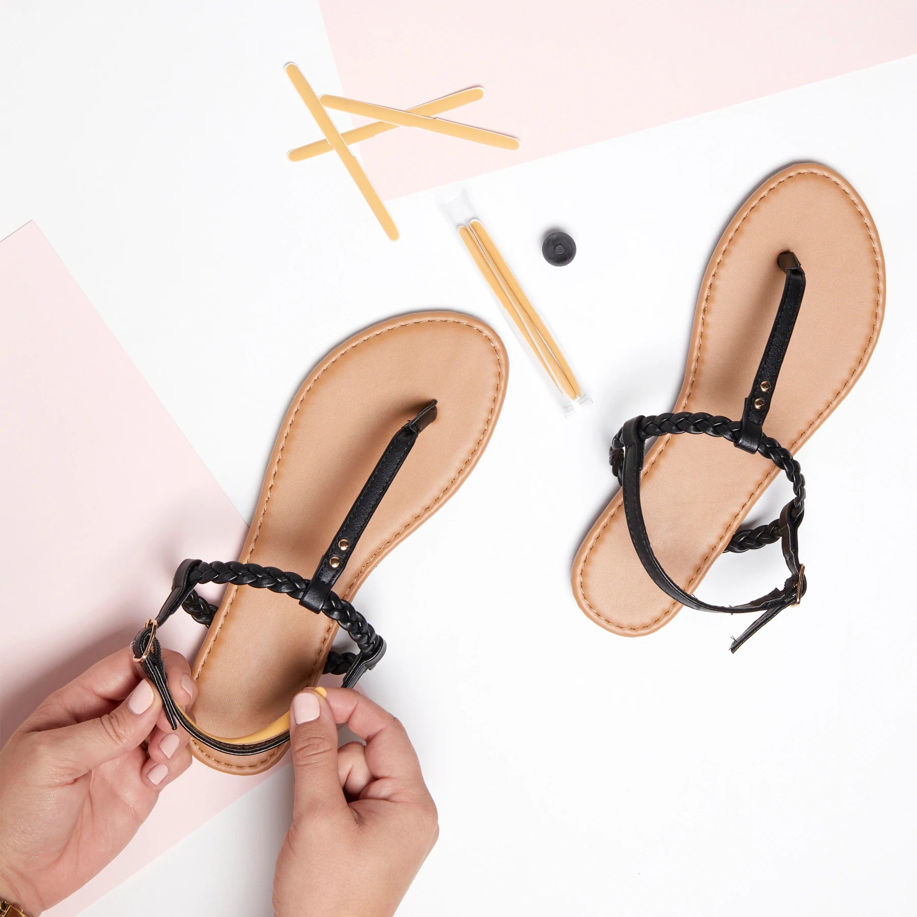 Foot Petals Strappy Strip Cushions