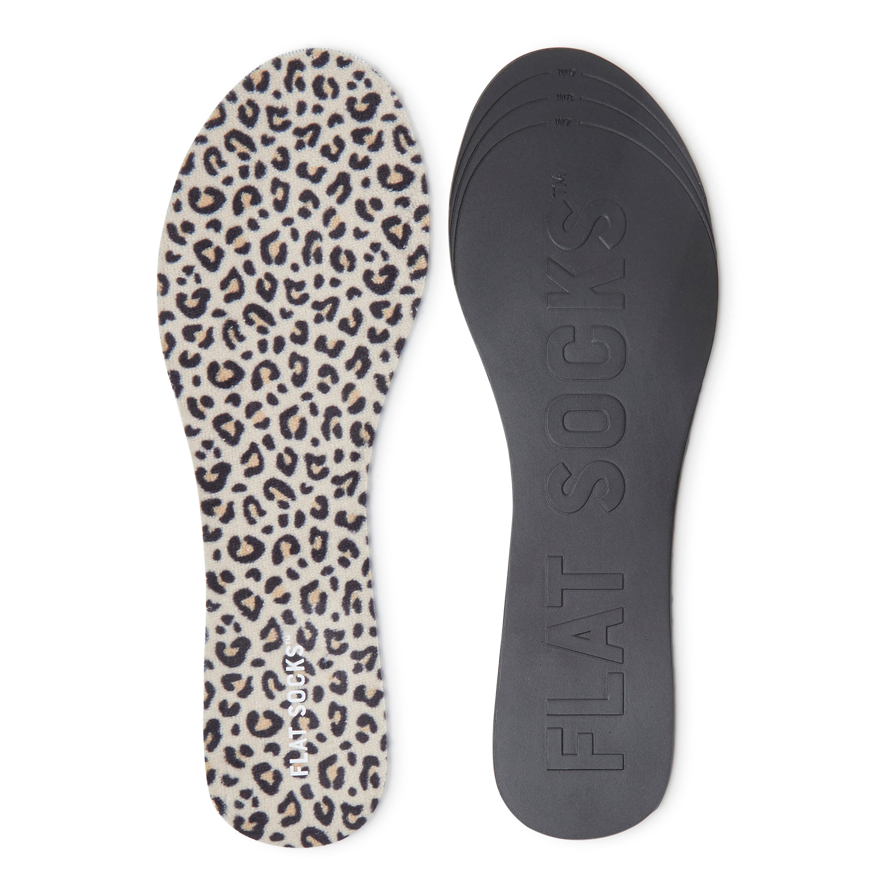 Flat Socks Leopard Print