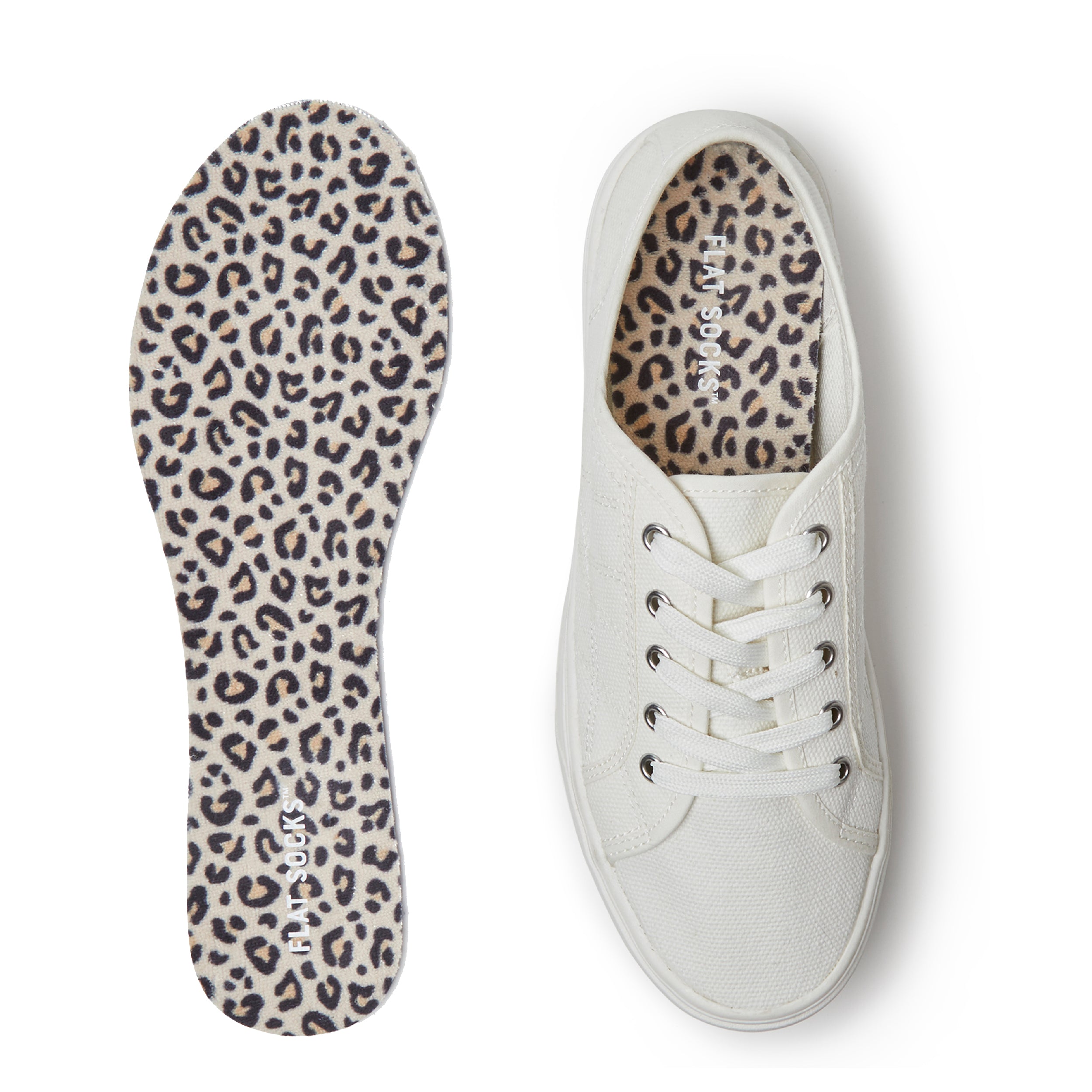 Flat Socks Leopard Print