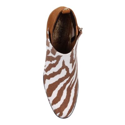 J. Renee Halsie Tiger Print Bootie