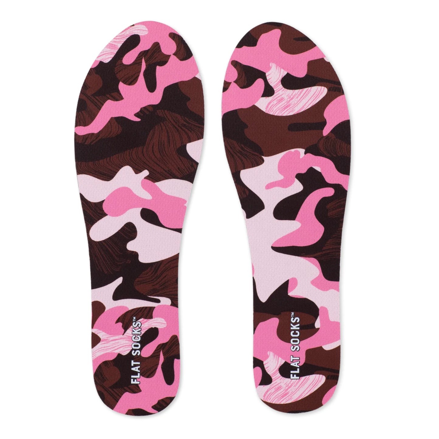 Flat Socks Pink Camo