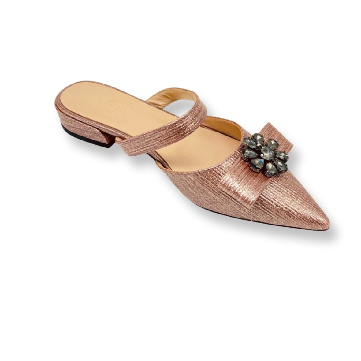 Teniade Metallic Pink Slide