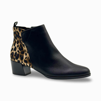 J. Renee Halsie Leopard Print Bootie