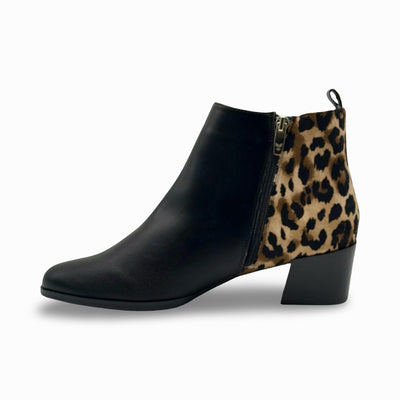 J. Renee Halsie Leopard Print Bootie