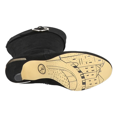 Bella Vita Braxton Tall Black Wide Calf Boots