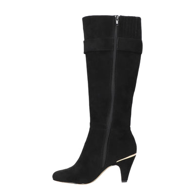 Bella Vita Braxton Tall Black Wide Calf Boots