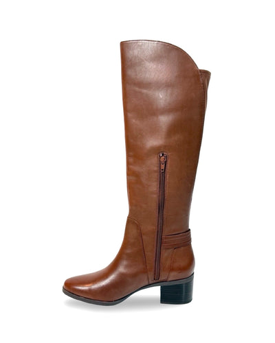 Anne Klein Jela Knee High Brown Boot