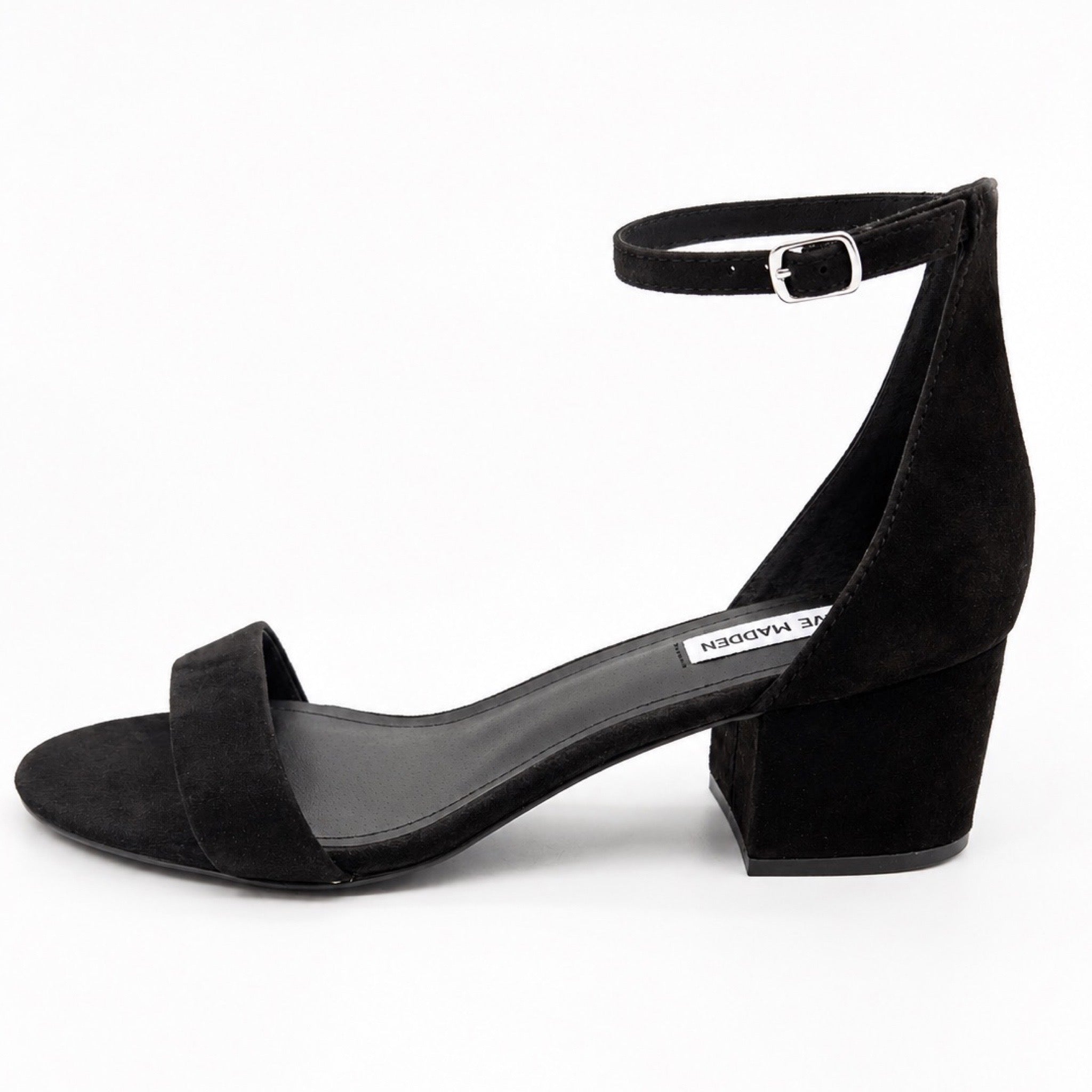 Steve Madden Irenee Black Suede Sandal