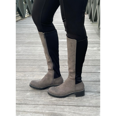 Kenneth Cole Reaction Tate Jewel Stretch Tall Lug Riding Boots