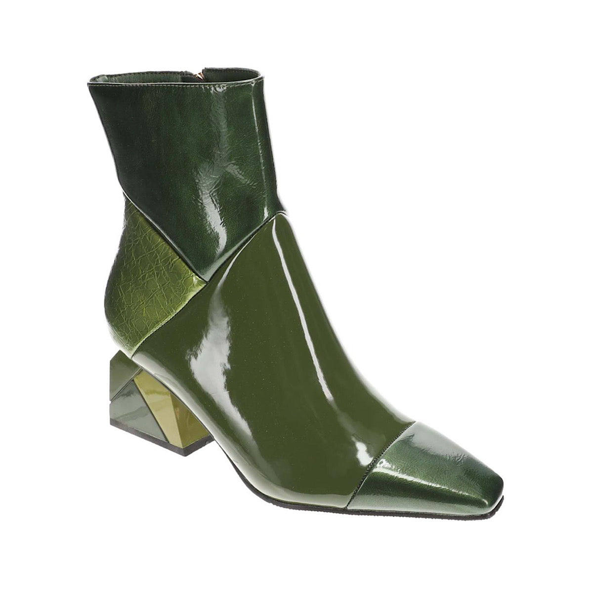 Ninety Union Sienna Green Multi Bootie