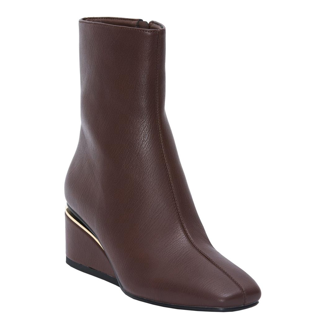 Ninety Union Mona Brown Wedge Bootie