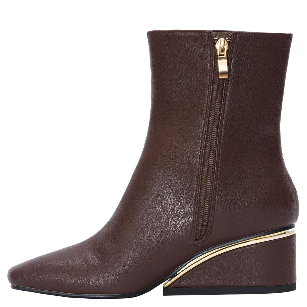 Ninety Union Mona Brown Wedge Bootie