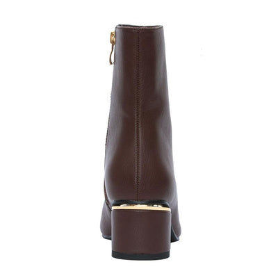Ninety Union Mona Brown Wedge Bootie