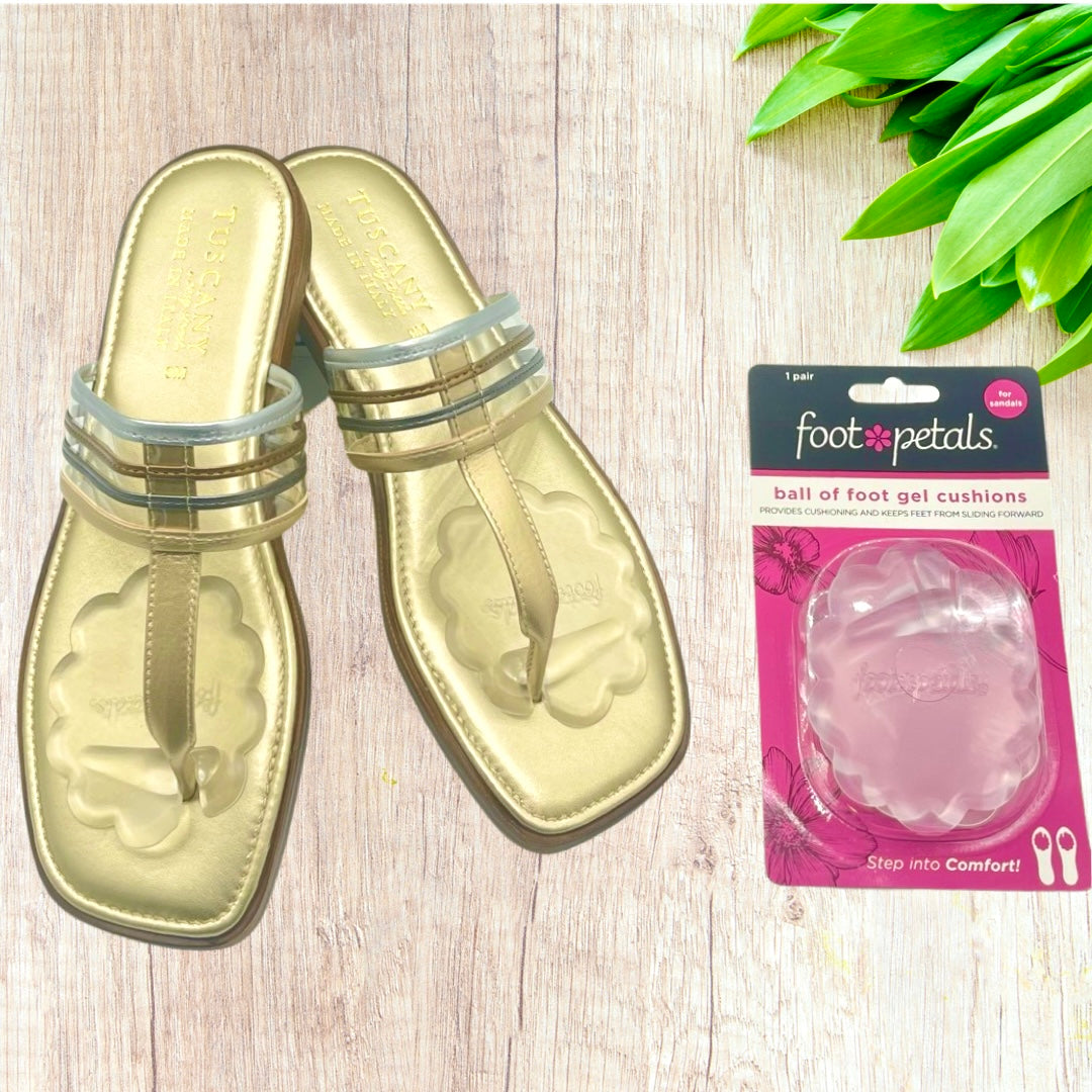 Foot Petals Ball of Foot Gel Cushions for Sandals