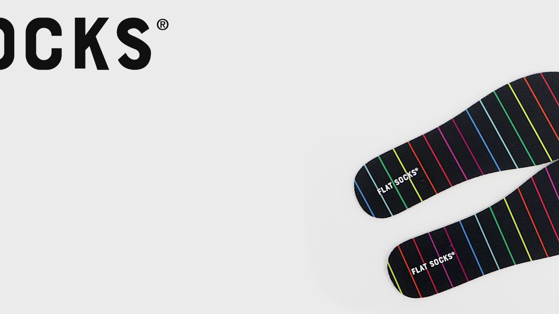 Flat Socks Dark Heather Grey