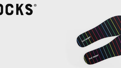 Flat Socks Dark Heather Grey