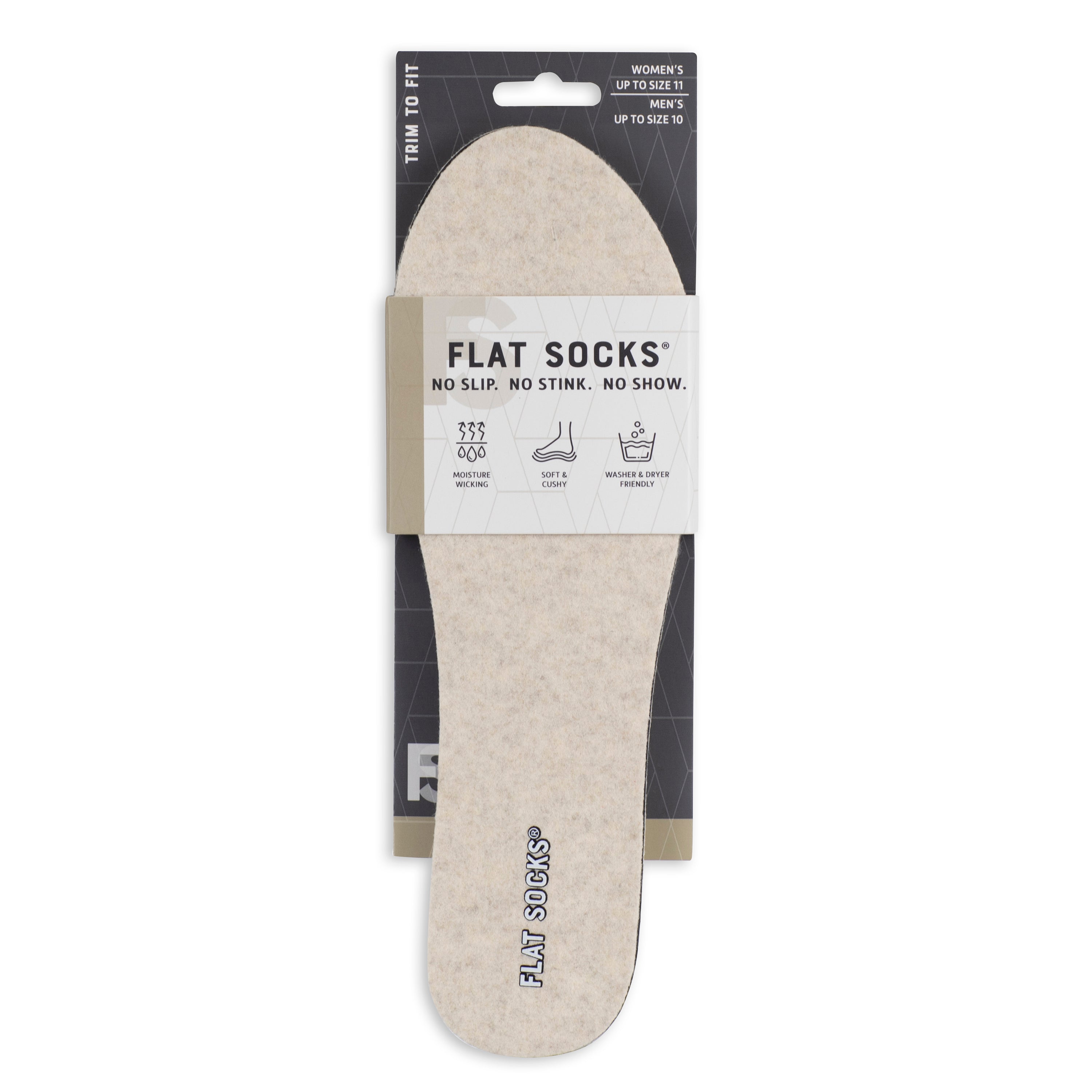 Flat Socks Sand Large