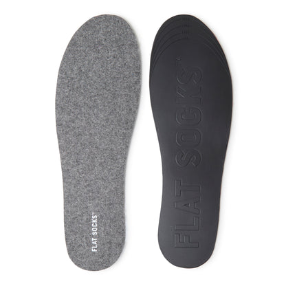 Flat Socks Dark Heather Grey