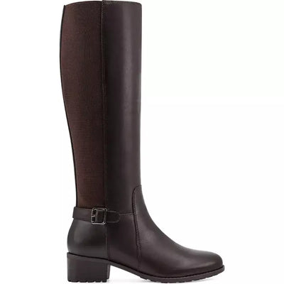 Easy Spirit Chaza Tall Brown Boots Wide Calf
