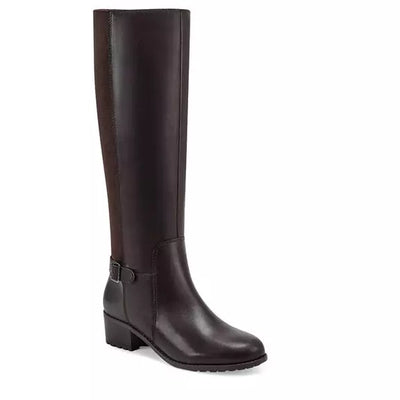 Easy Spirit Chaza Tall Brown Boots Wide Calf