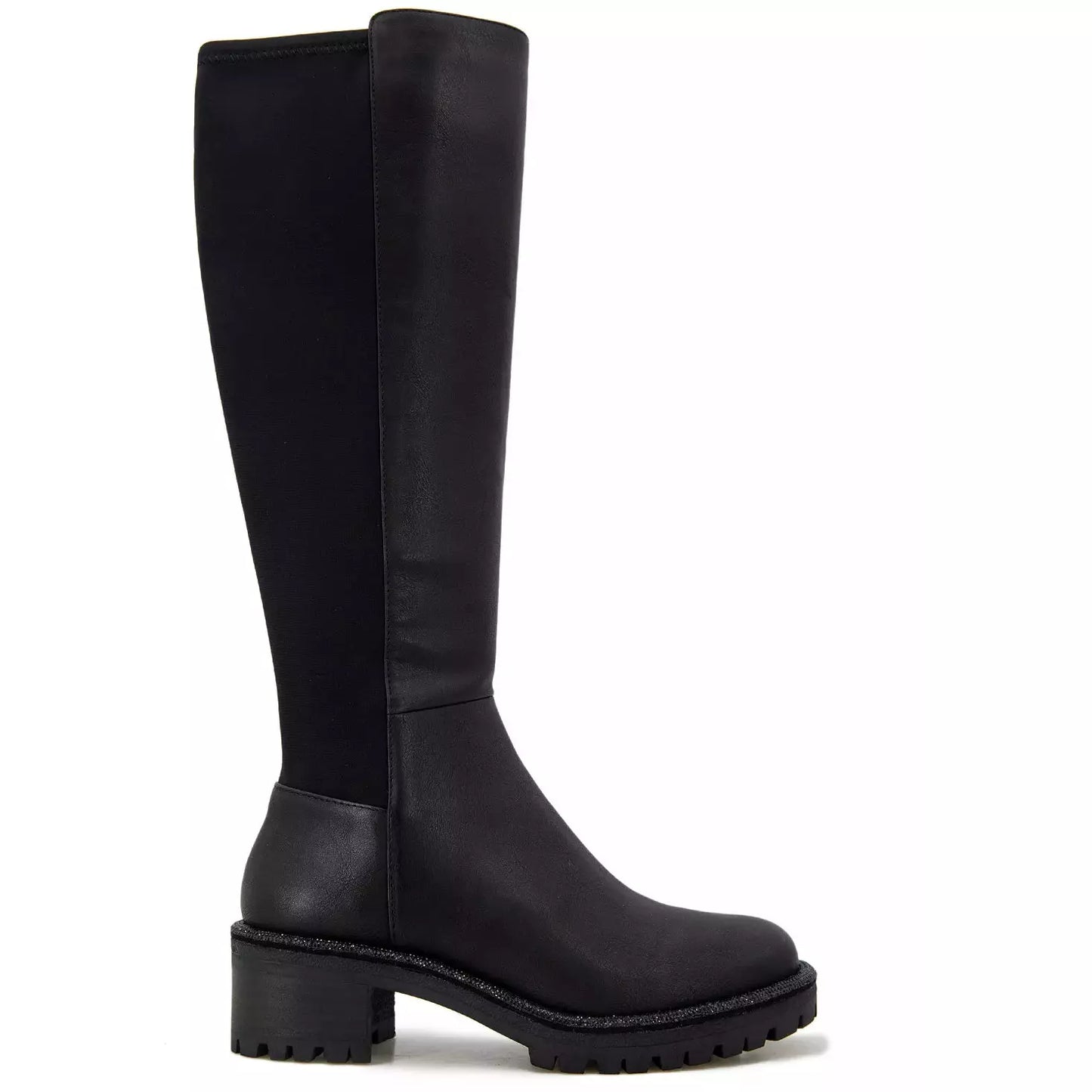 Kenneth Cole Reaction Tate Jewel Stretch Tall Lug Riding Boots