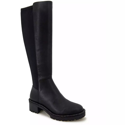 Kenneth Cole Reaction Tate Jewel Stretch Tall Lug Riding Boots