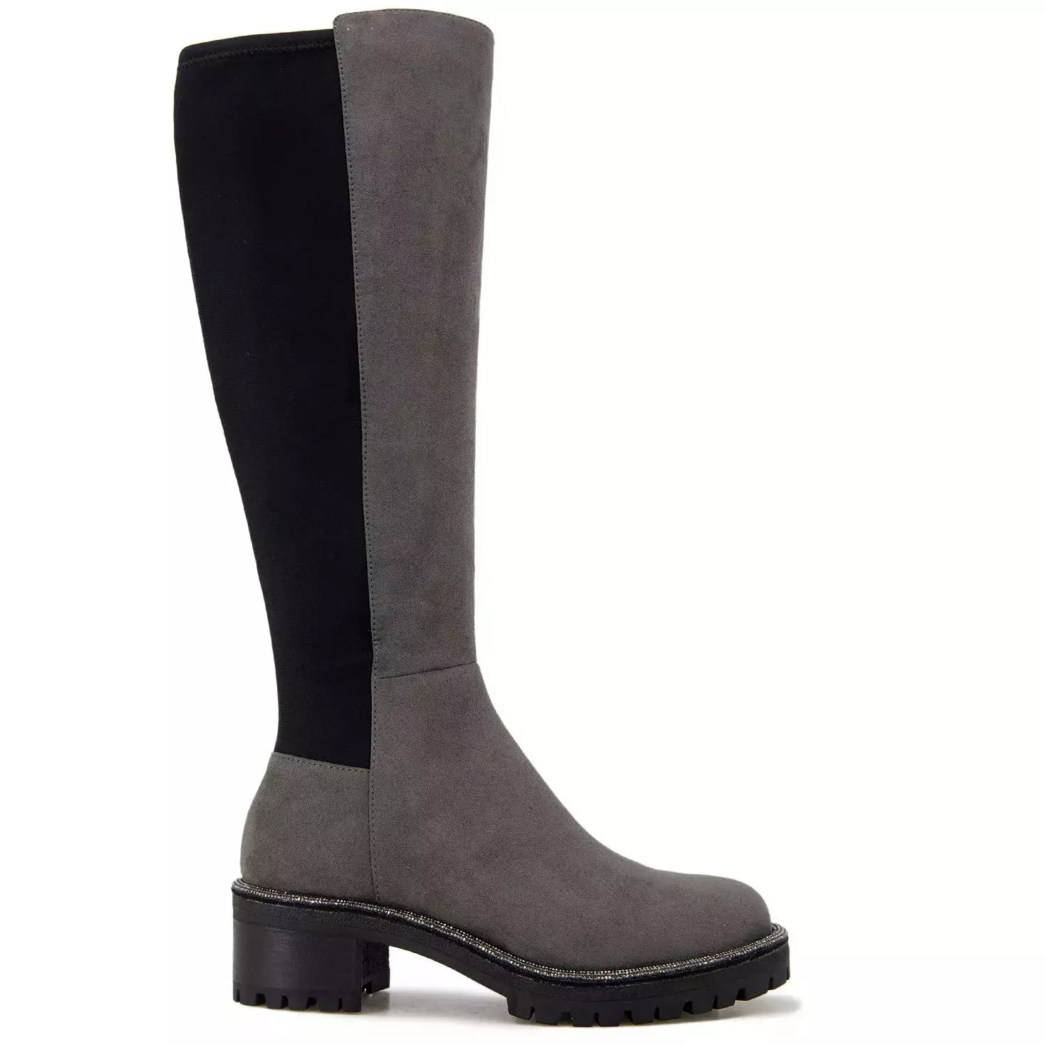 Kenneth Cole Reaction Tate Jewel Stretch Tall Lug Riding Boots