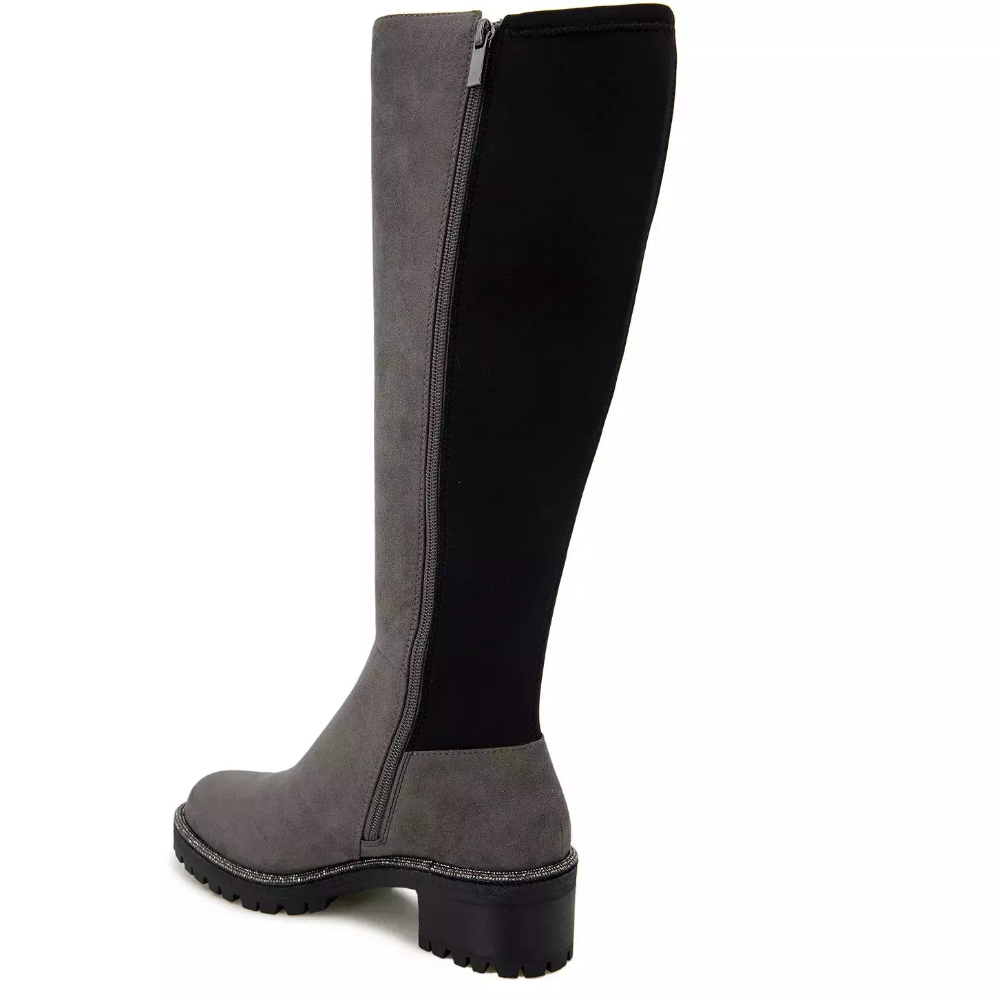 Kenneth Cole Reaction Tate Jewel Stretch Tall Lug Riding Boots