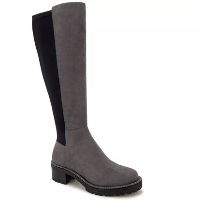 Kenneth Cole Reaction Tate Jewel Stretch Tall Lug Riding Boots